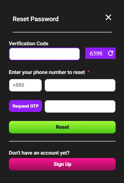 recover a lost password